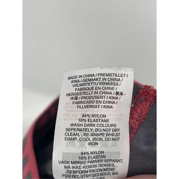 Gymshark Legging Pant Women Size Medium Gray Pink Pull On Workout Gym Seamless - Picture 12 of 13